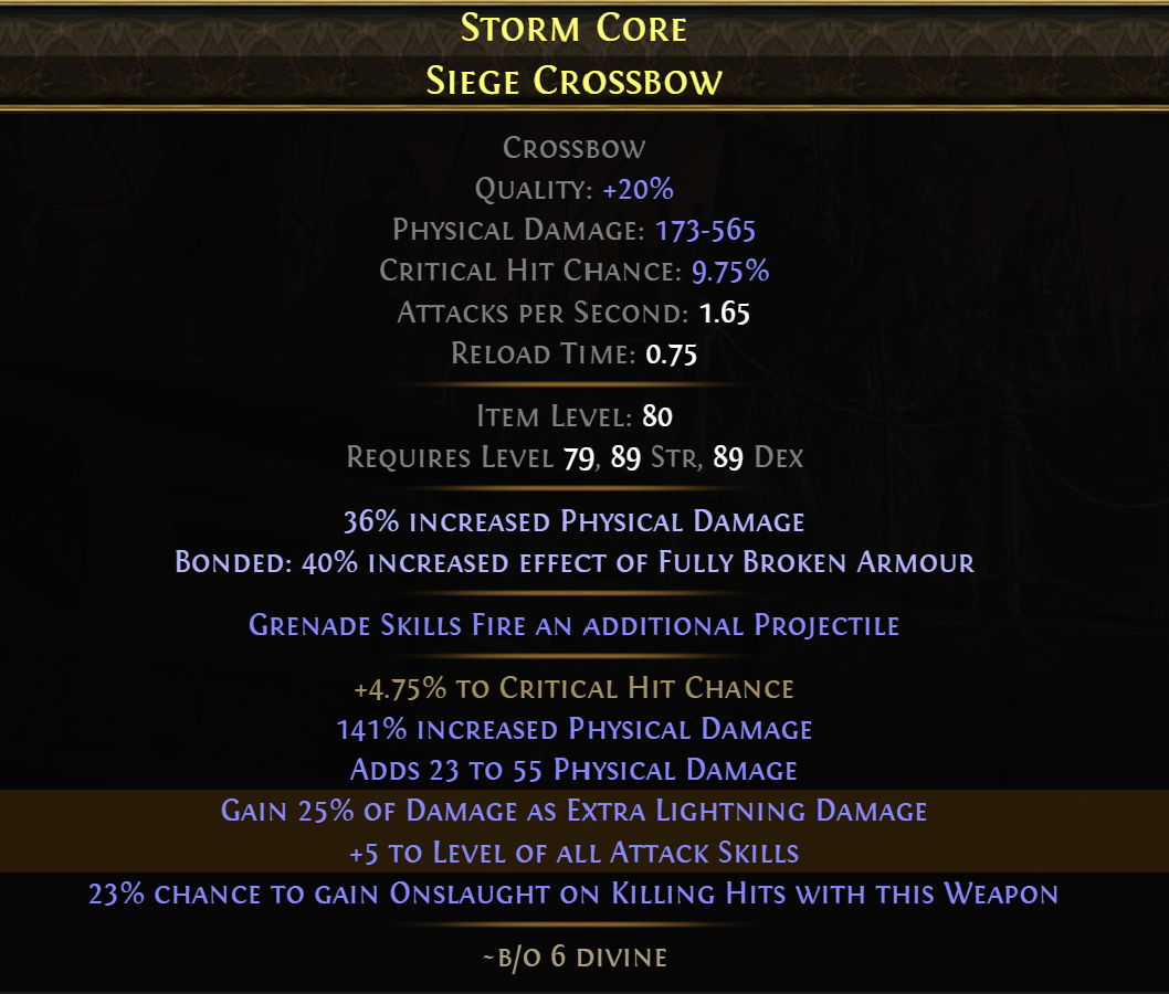 Final Crossbow Result