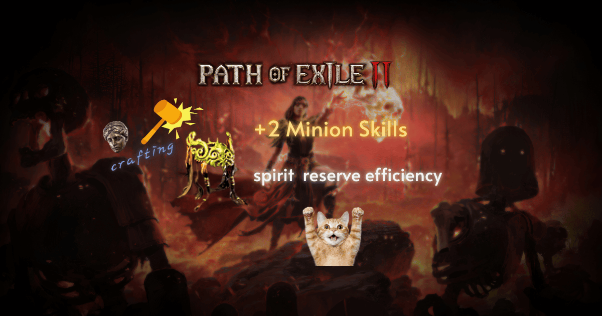 PoE2 Minion Helmet Crafting (0.3.0): A +2 minion Skill level Guide Cover Image