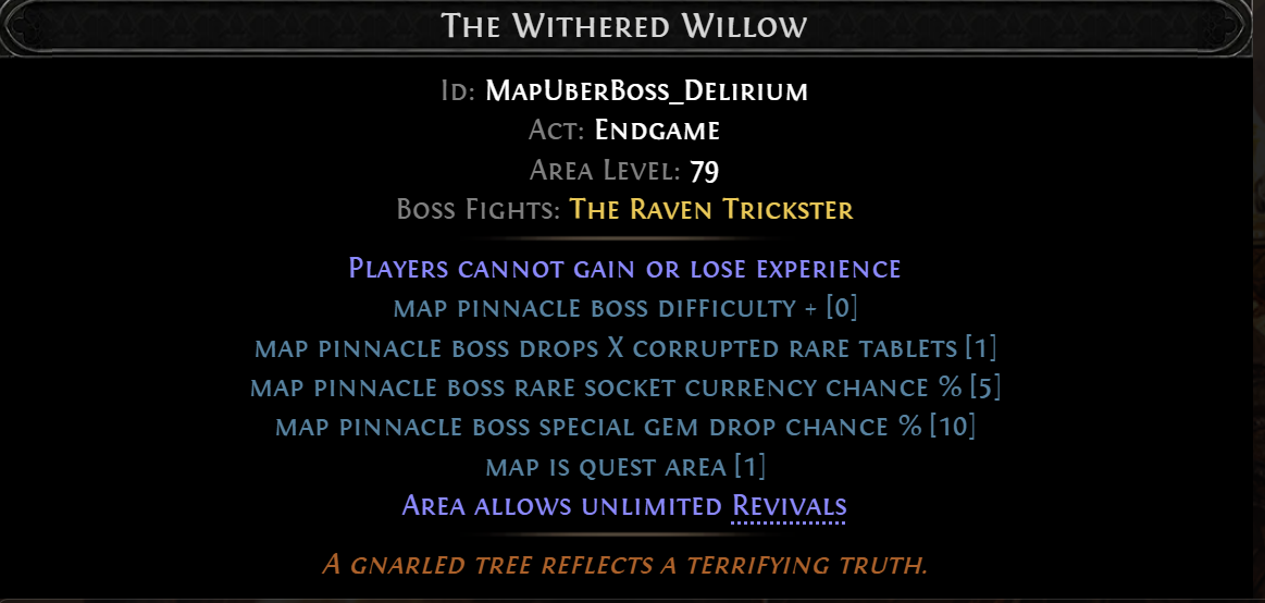 withered willow.