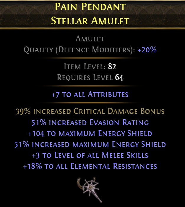 BiS Melee Amulet