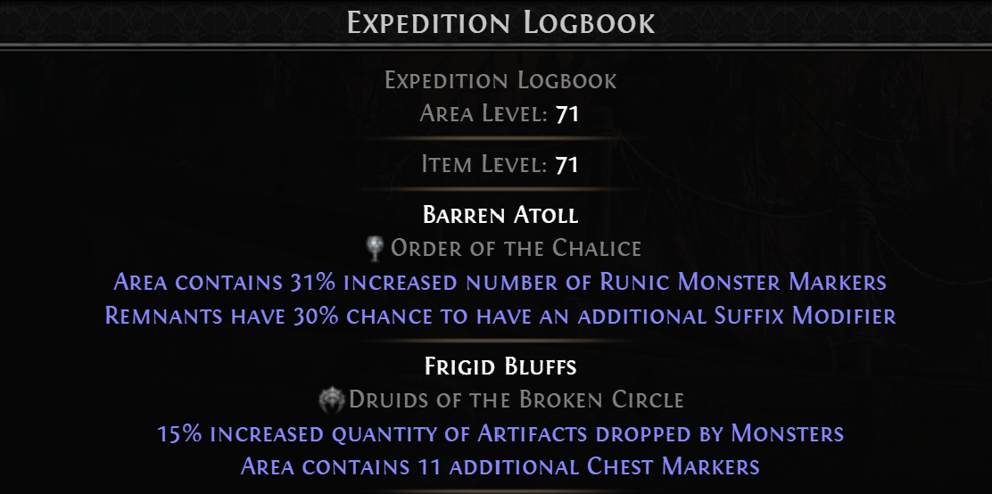 Barren Atoll Logbook