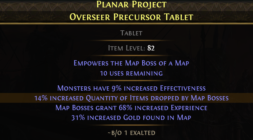 Overseer Tablet