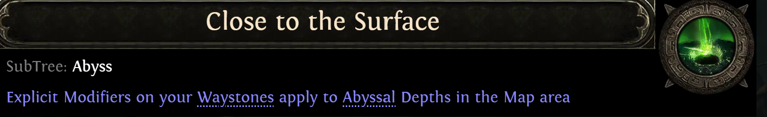 Passive: Waystone Mods