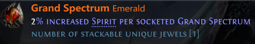 Jewel with Spirit mod