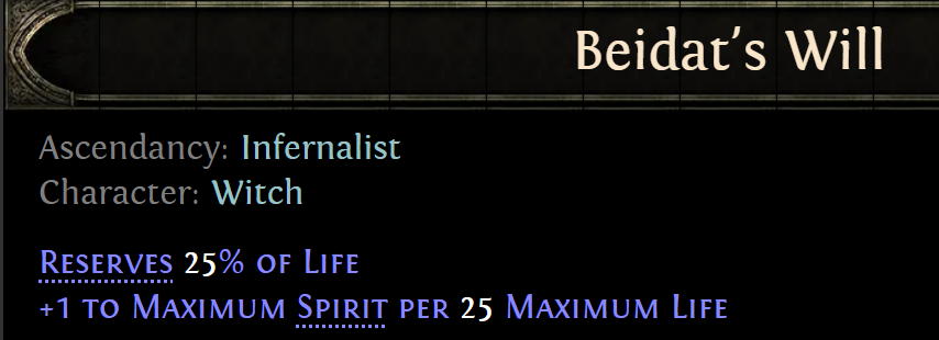 Infernalist Passive