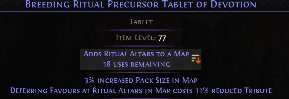 A normal Tablet with the reduced deferral cost modifier