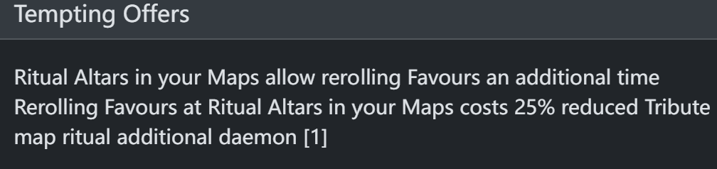 Tempting Offers Ritual Passive