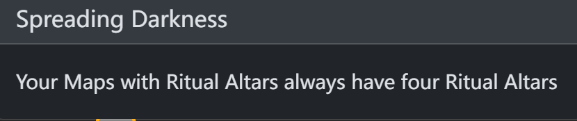 Spreading Darkness Ritual Passive